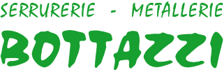 SARL BOTTAZZI, votre artisan serrurier métallier à Chaponost et en région lyonnaise | Logo
